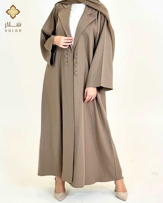 Blazer brown abaya